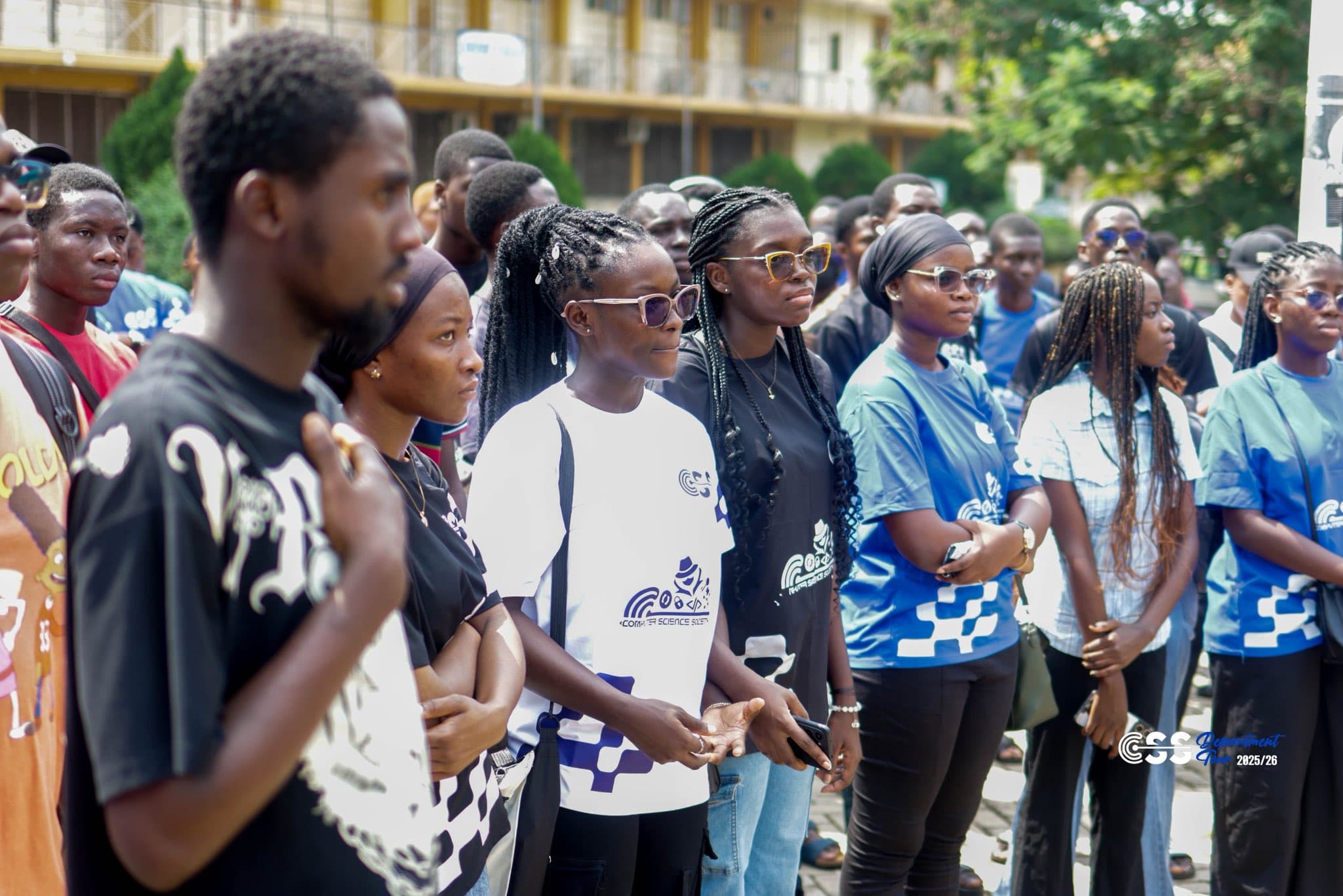 CSS students gathered at a society event